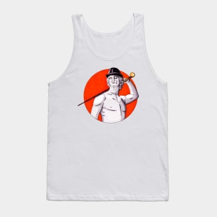 Greek Statue Orange style Tank Top